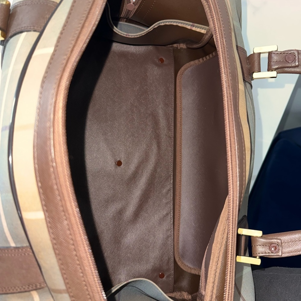 PRE OWNED Burberry Nova Check Boston Bag 50cm - Picture 4 of 7